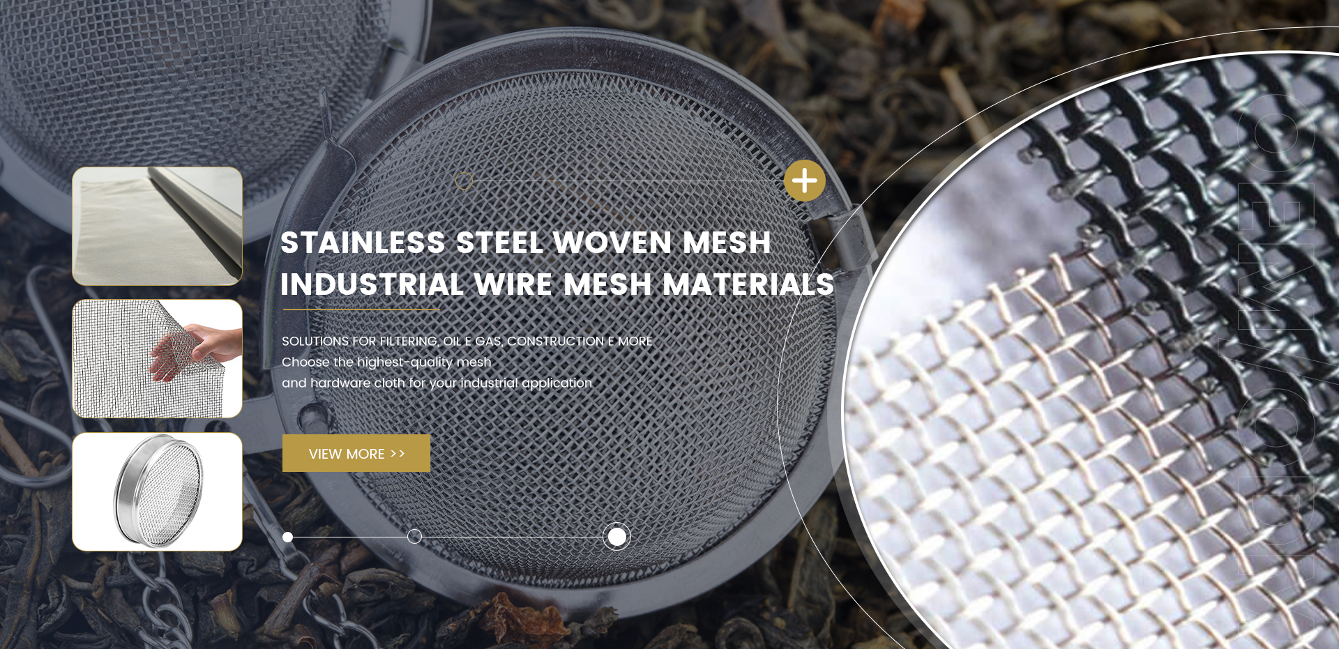 STAINLESS STEEL WOVEN MESH  INDUSTRIAL WIRE MESH MATERIALS