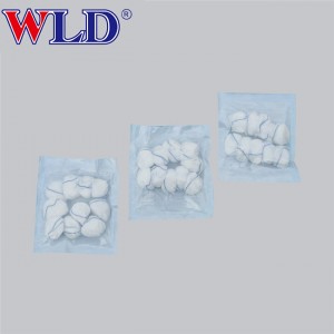 2022 Latest Design Types Of Gauze - Disposable non sterile or sterile with or without x-ray 100% cotton CE ISO medical applications swab gauze ball with different sizes – WLD
