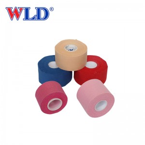 Excellent quality Zine Oxide Adhesive Tape - New Product OEM Accepted Medical Waterproof 100% Cotton fabric Sports Tape – WLD