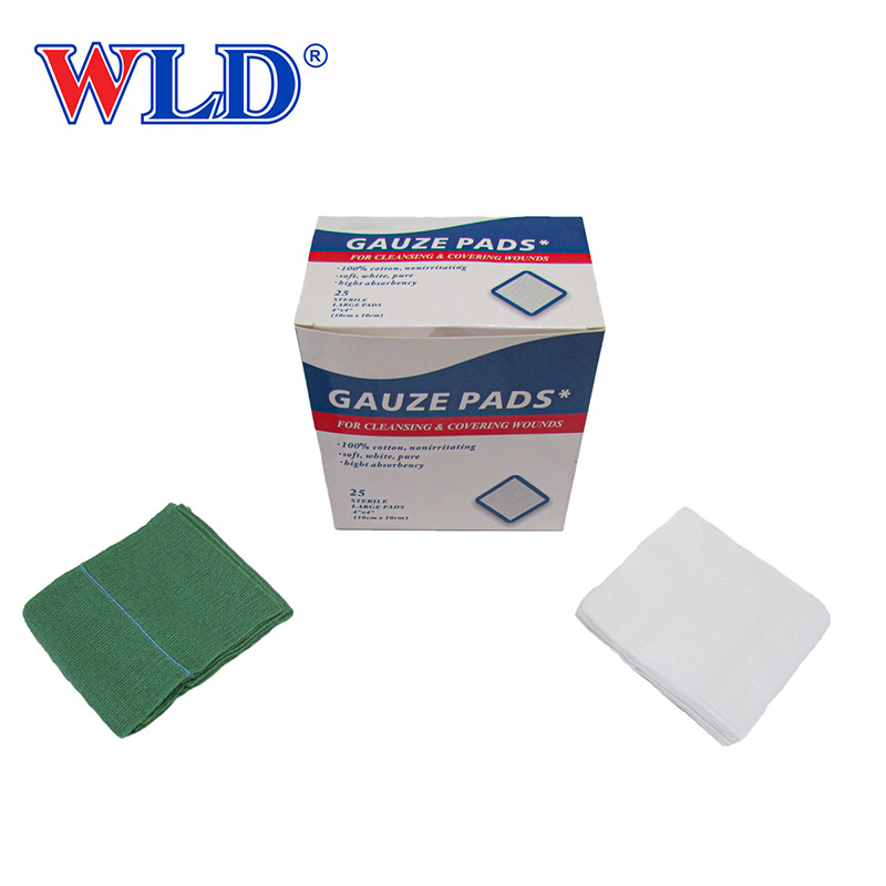 OEM OEM/ODM Manufacturer Gauze Roll - Medical 100% Cotton Disposable Gauze  Swabs Gauze Sponges Absorbent Gauze Pads – WLD factory and manufacturers