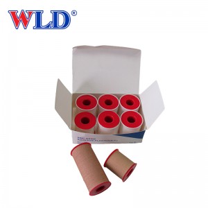 Good quality Wound Dressing Tape - Medical Surgical Plastic Cover Skin/White Color Zinc Oxide Adhesive Tape – WLD