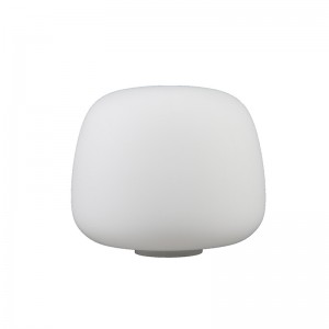 Cylindrical White Glass Lamp Shade