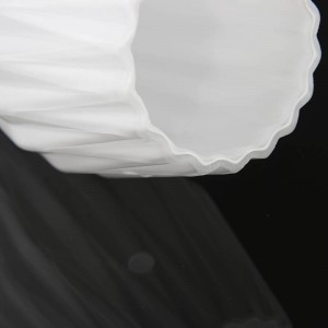 Drop Ceiling Light Vintage White Glass Pendant Lamp Shade Farmhouse Lighting Cover for Porch Hallway Kitchen Island Corridor
