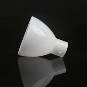 White color table or pendant lamp glass shade