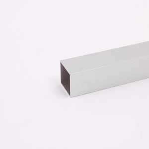 Aluminum square tube 6061-T6 anodized surface