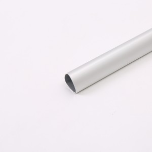 Aluminum triangle tube 6063-T5 silver anodized