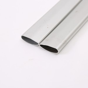 Aluminum oval tube extrusion elliptical tube