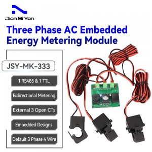 JSY-MK-333 Three Phase AC Bidirectional Energy Meter Module RS485 TTL