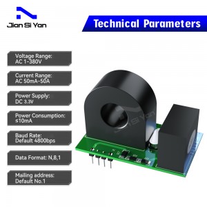 JSY-MK-163T Single Phase AC TTL Acquisition Module Bidirectional 50A