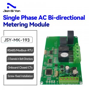 JSY-MK-193 Single Phase Bi-directional Metering 50A RS485 Energy Meter Module