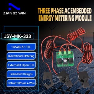 JSY-MK-333 3P 100A Bidirectional RS485 TTL Energy Meter Module
