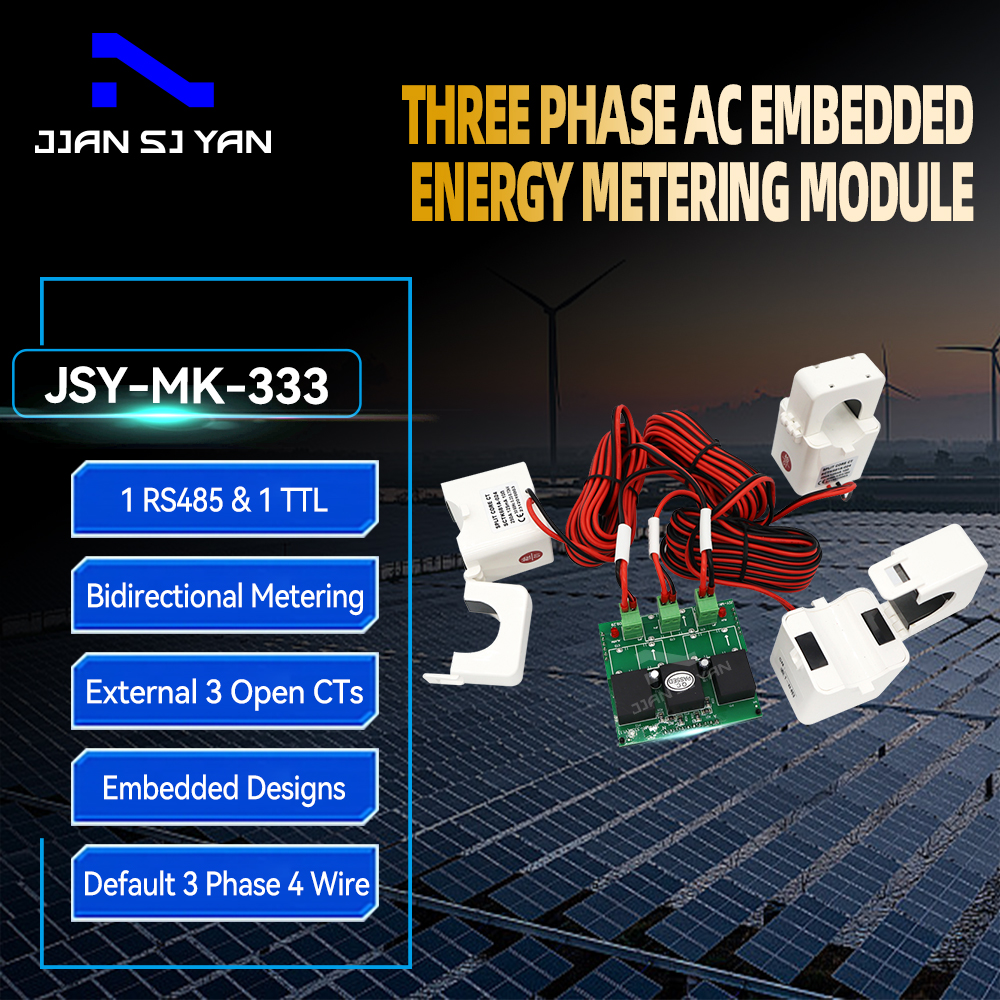 JSY-MK-333 Three Phase Energy Meter 250A RS485 TTL Bidirectional Analysis Module