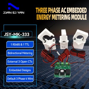 JSY-MK-333 3 Phase Energy Meter 500A RS485 TTL Both Directional Metering Module