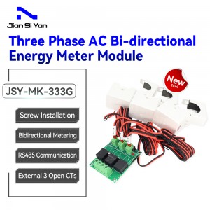 JSY-MK-333G 500A Three Phase AC Bidirectional Energy Metering Module