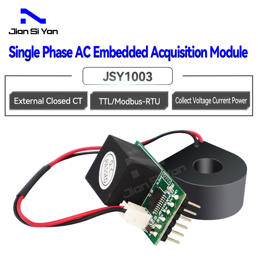 JSY1003 Single-phase AC TTL Modbus-RTU Embedded Metering Module
