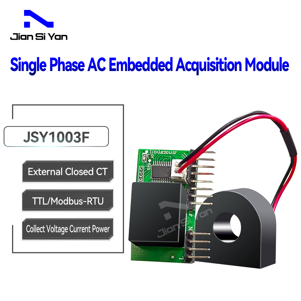 JSY1003F Single-phase AC TTL Modbus-RTU Embedded Metering Module