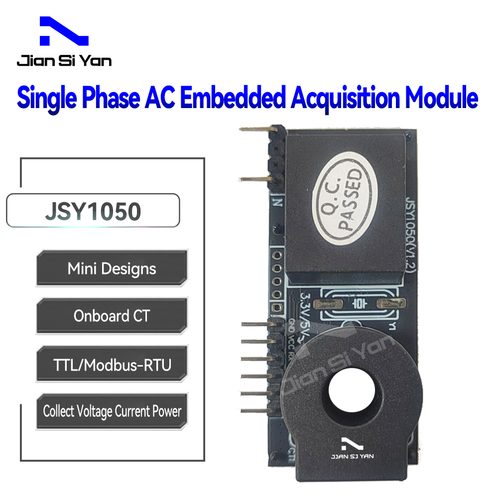 JSY1050 Single Phase AC TTL Power Embedded Metering Module