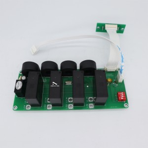 3 Phase Intelligent PDU Set LCD IPDU Header Three-Phase Lower Detection Plate Magnetically Held Relay Meter