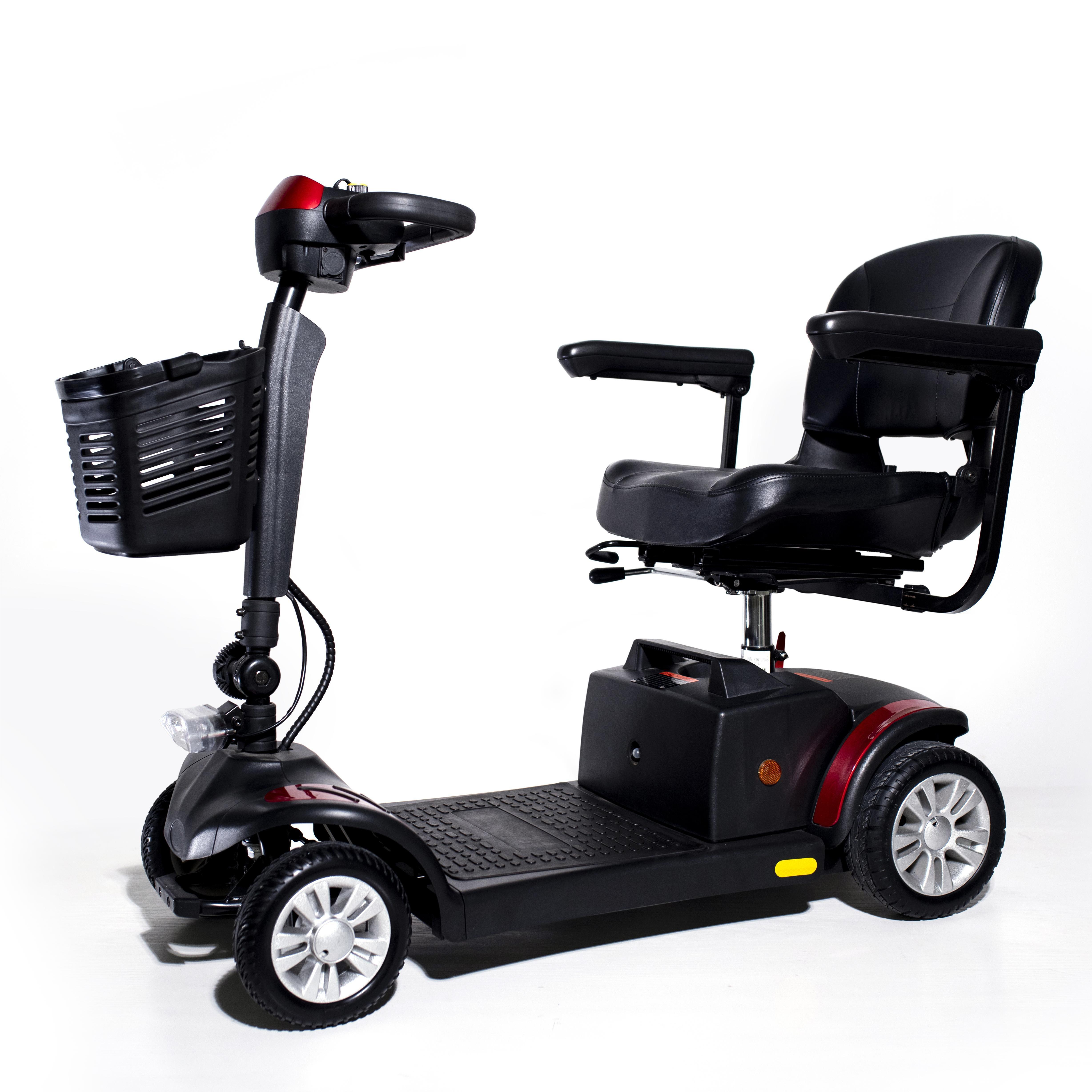 Jiangte 4 wheels detachable CE mobility scooter R103-20AH for elderly