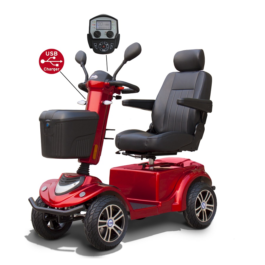Free sample for Easy Rider Scooter - Disabled Heavy Duty Large Size Electric Mobility Scooter R4s – Jiangte