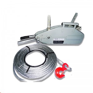Tirfors Wire Rope Pulling Hoist Tractor Aluminium Hand Winch Wire Rope Hoist Hand hoist Wrench mechanical 800kg-20m
