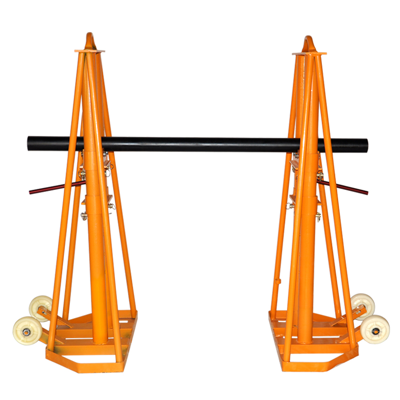 Triangle Pay-Off Stand Cable paying off rack reel rack vertical electrician large optical cable support