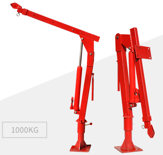How to correctly install the small hydraulic vehicle crane?