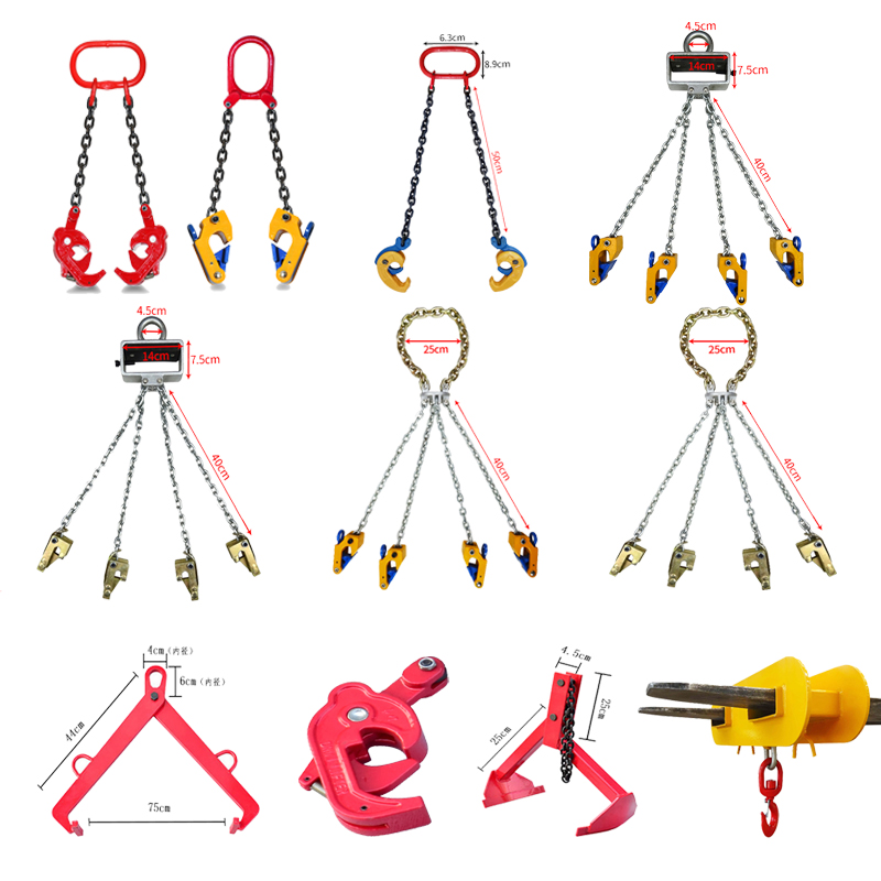 Wholesale Discount Hand Chain Block,Hoist Block Factory Quotes –  Bucket Tong lifting fixture forklift clamp hook spreader grab tool  – JTLE