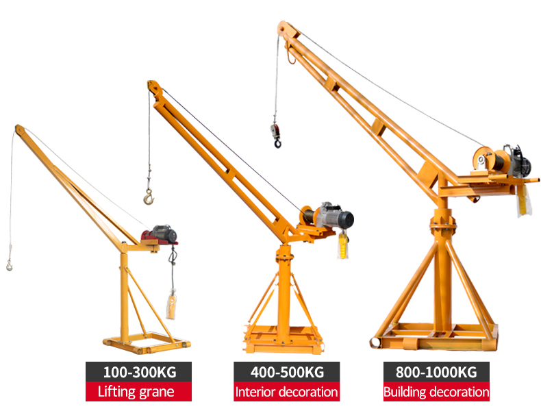 How to use the material Lifting crane?