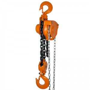 Chain block hoist manual portable mini chain hoist 1t 2T 3T 5T chain pulley block mechanical hoisting equipment
