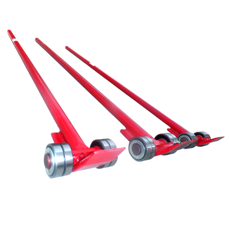 Lifting crowbar warping bar handling tool crowbar Carbon steel heavy bearing pulley 3T 5T Roller Crowbar