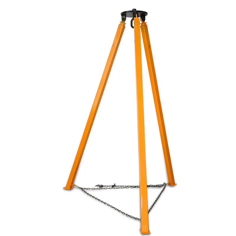 Wholesale OEM Hand Crank Winch Manufacturers –  Lifting tripod chain block support telescopic tripod fall hanger  – JTLE