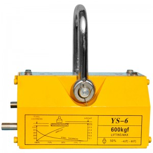 Permanent magnet lifter suction 2 times pulling force 100kg-5000kg crane magnetic lifting equipmrnt