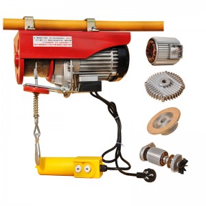 Mini Electric Cable Hoist For Construction Lift Machine With Wireless Remote Control 100-1000kg