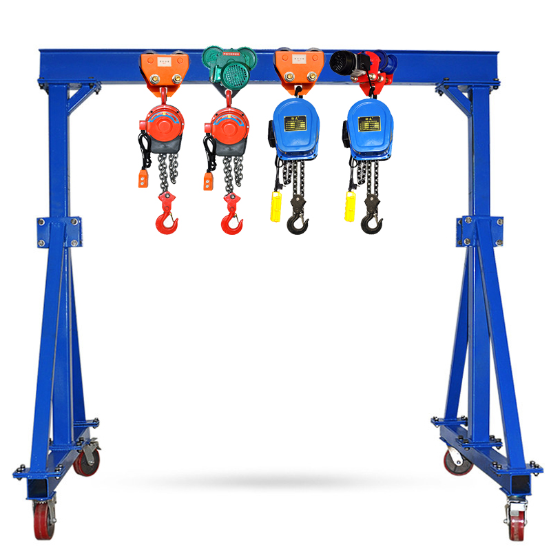 What are some important maintenance and upkeep considerations for a portable gantry crane?