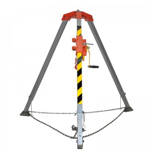 Fire Rescue Tripod emergency thickened deep well rescue device Confined Space Tripod Well Rescue Non-slip