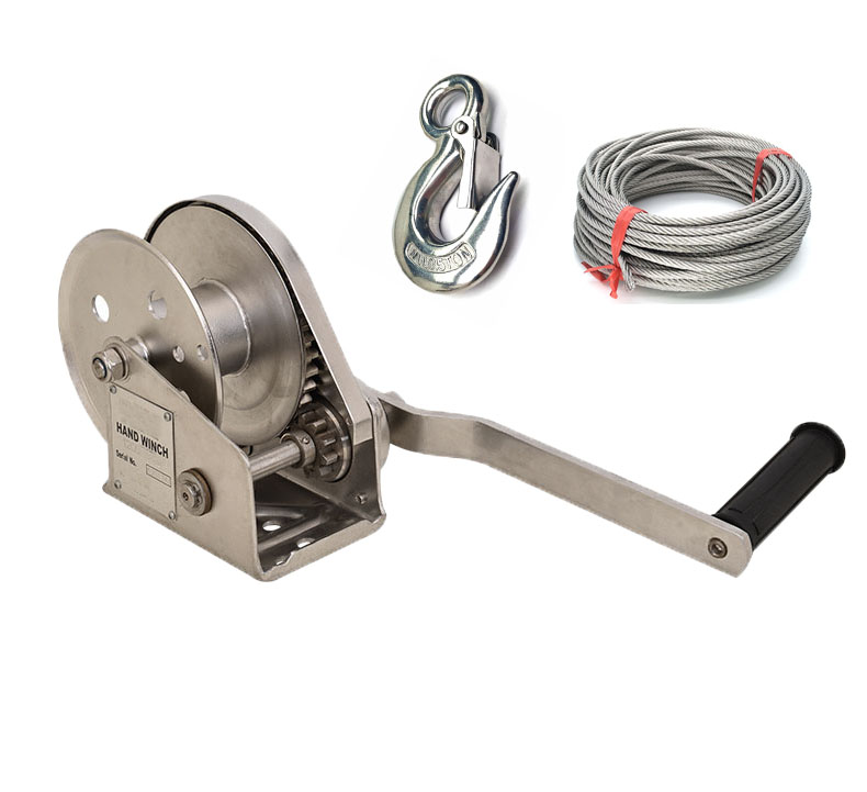 What is operation methods of winch ?