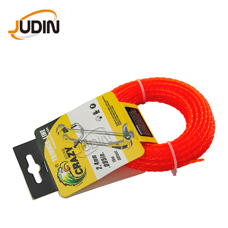 China OEM Line Trimmer Spool Factories – Nylon Twist trimmer line packaging  card head – Judin Manufacturer and Exporter