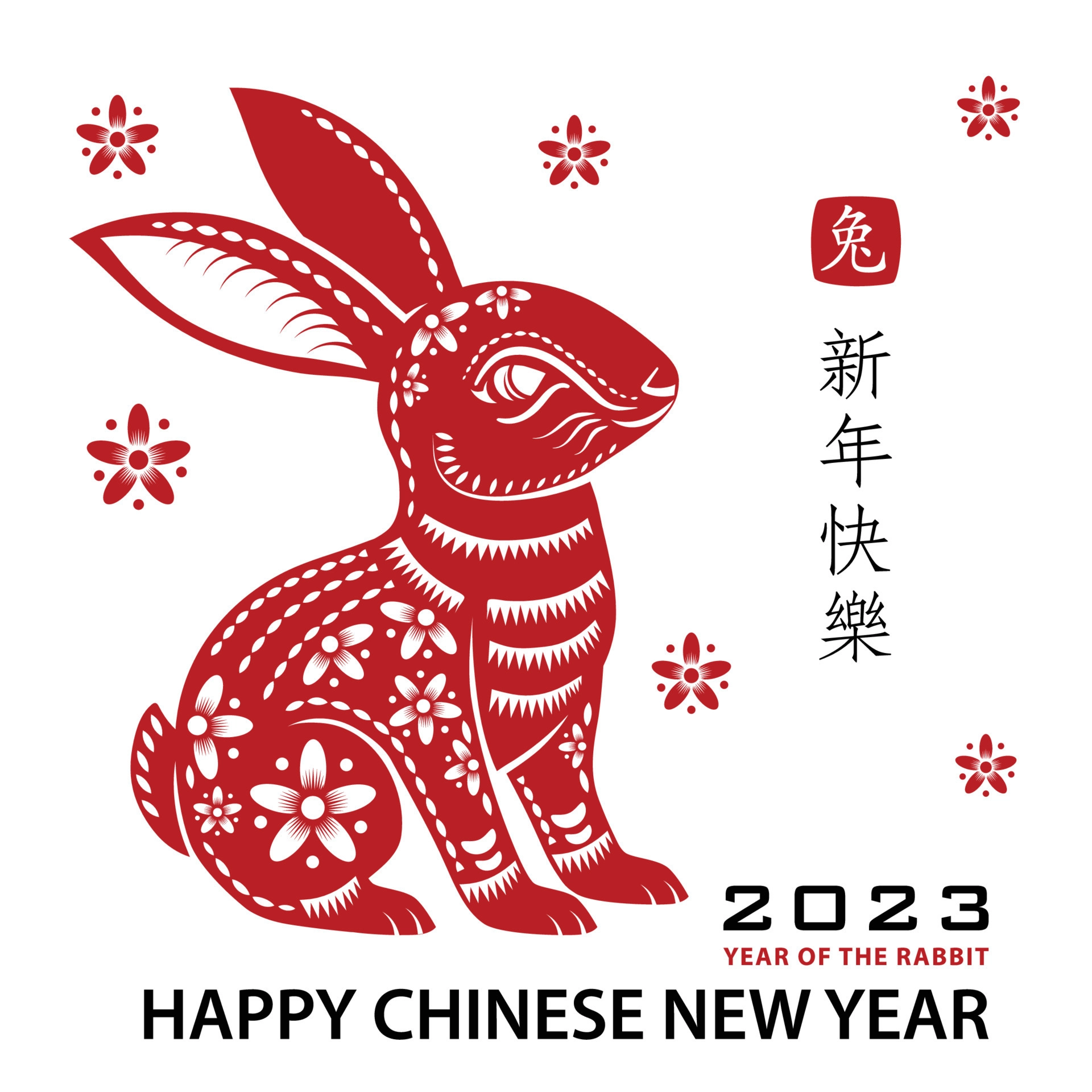 Chinesische Neujahrsgrüße und -wünsche 2023