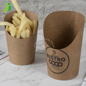 Papir pommes frites Chip Paper med PE/PLA belegg