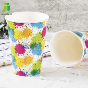 Oanpaste printe disposable Single Wall Paper Cup