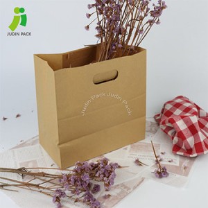 Taas nga kalidad nga OEM Custom Recycled Paper Handle Bag
