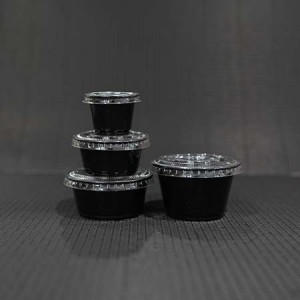1oz do 5,5oz prozirne jednokratne PP plastične čaše za umak s poklopcima