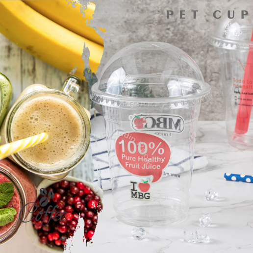 What are the advantages of using PET plastic cups?