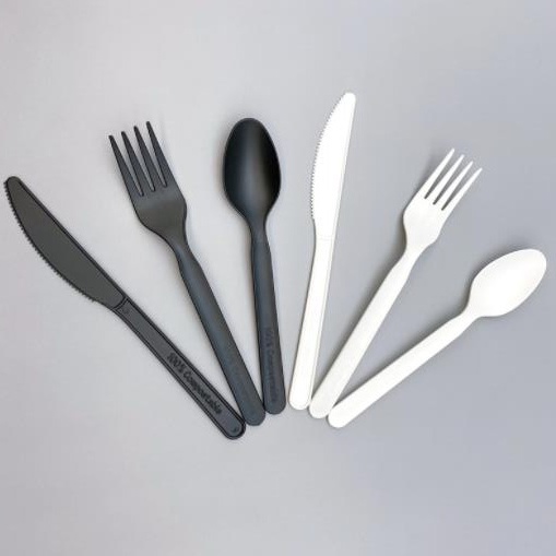 Commoda respectiva ligneorum Cutlery, PLA Cutlery et charta Cutlery