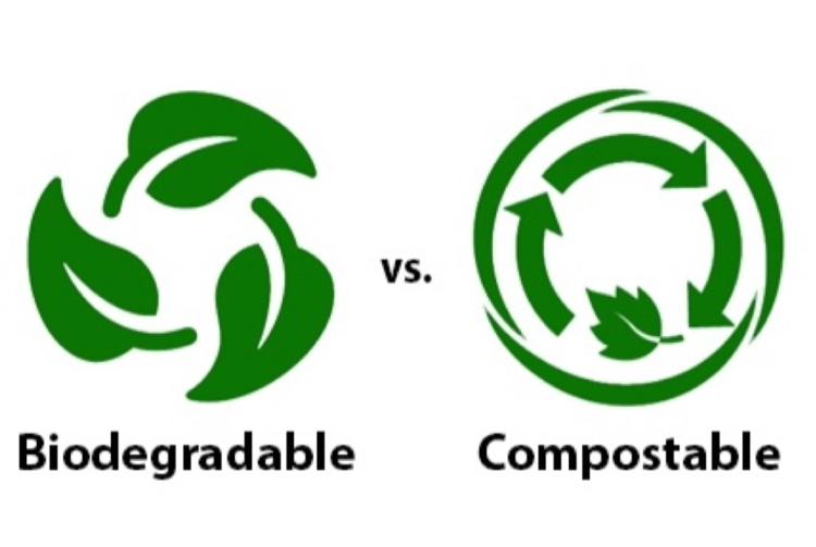 Biodegradável versus Compostável