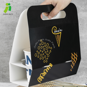 Wholesale OEM/ODM China Biodegradable Disposable Takeaway Recycle Paper Pulp Cup Carrier