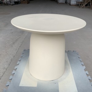 Medium desktop concrete side table
