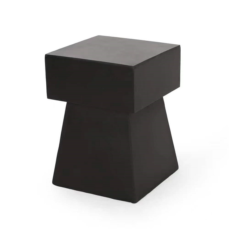 Featured Design Square Desktop Concrete Side Table