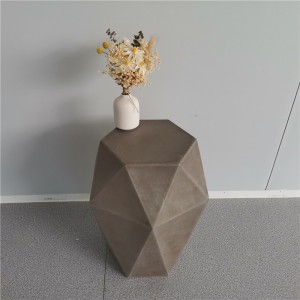 Small Multilateral Cutting Surface Home Decoration Concrete Side Table